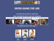 Tablet Screenshot of jeanstop100.com